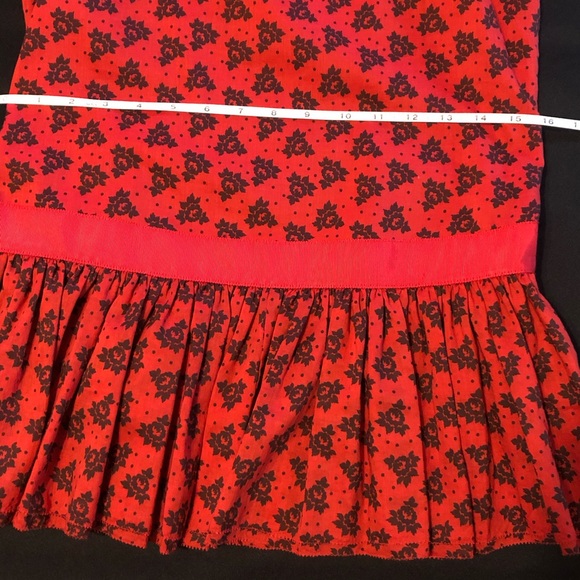 Moda International Top Black/Red Size M - Picture 13 of 14